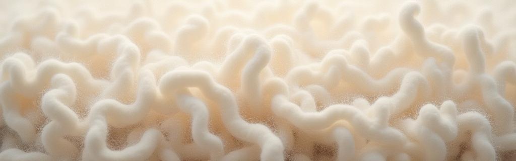 Subtle wool texture background enhancing the call to action